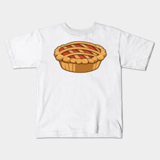 Pie cartoon illustration Kids T-Shirt